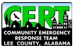 Lee County EMA Emergency Management Community Emergency Response Team CERT logo